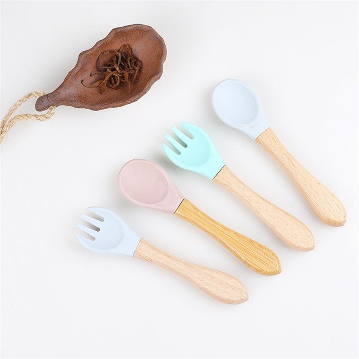 silicone spoon and fork