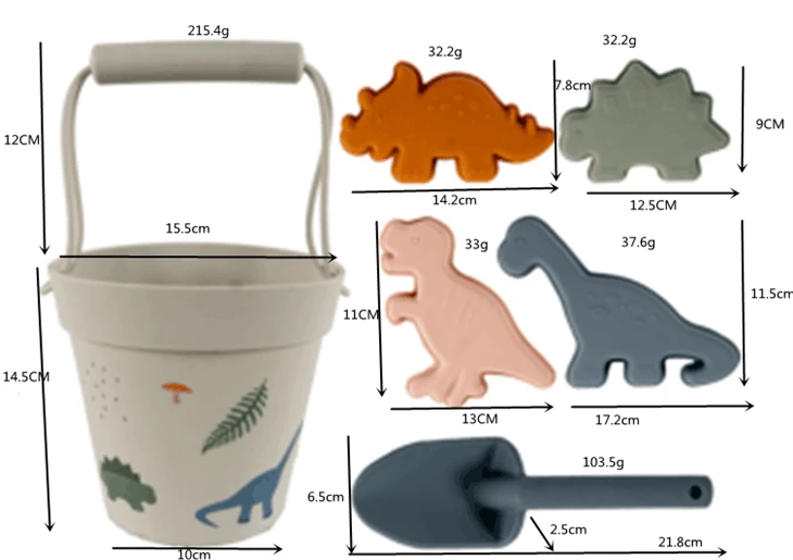 Silicone Kids Summer Beach Bucket